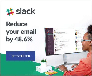Slack Google Ads display ad example